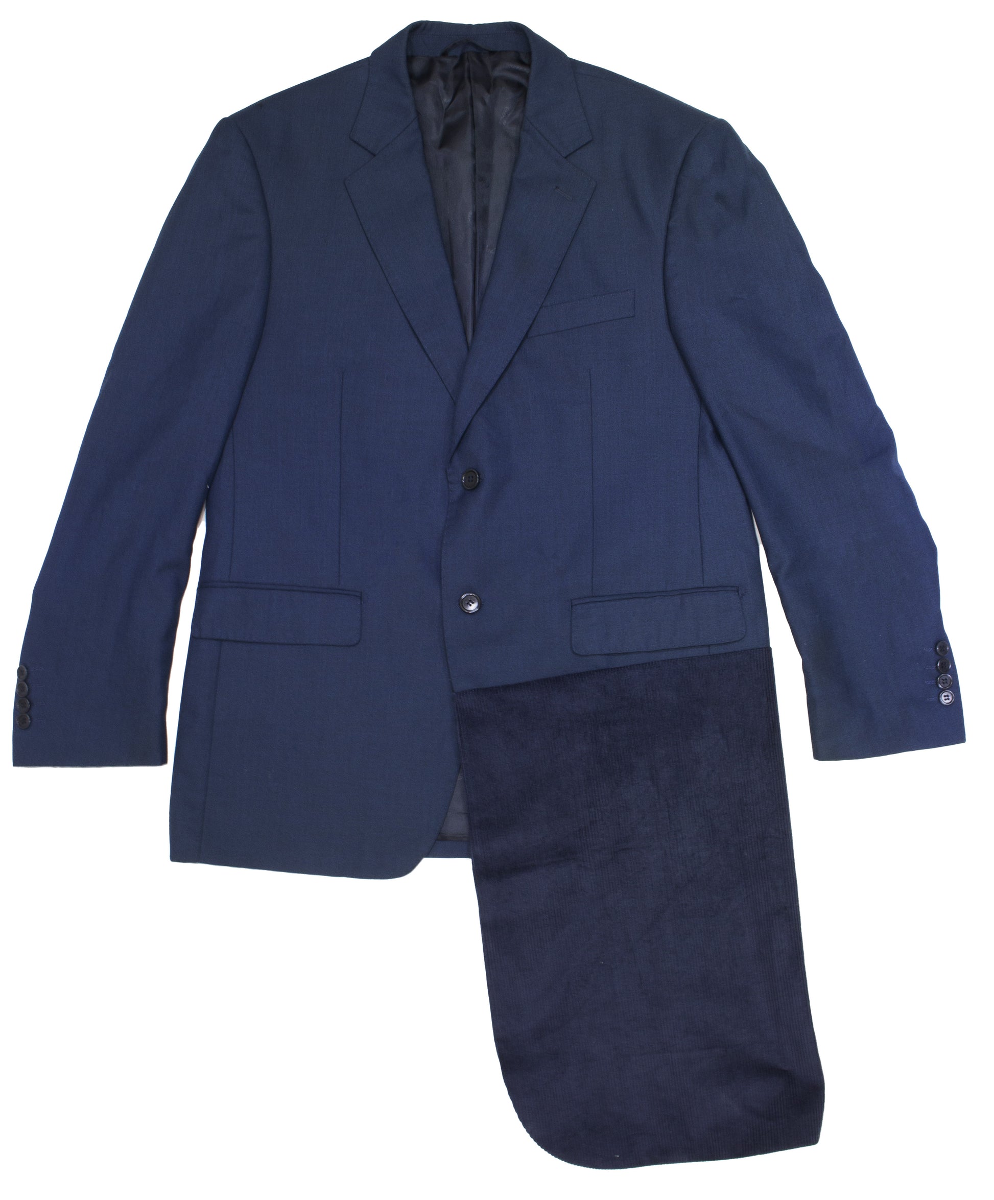 Tailored Cotton and Corduroy Coat