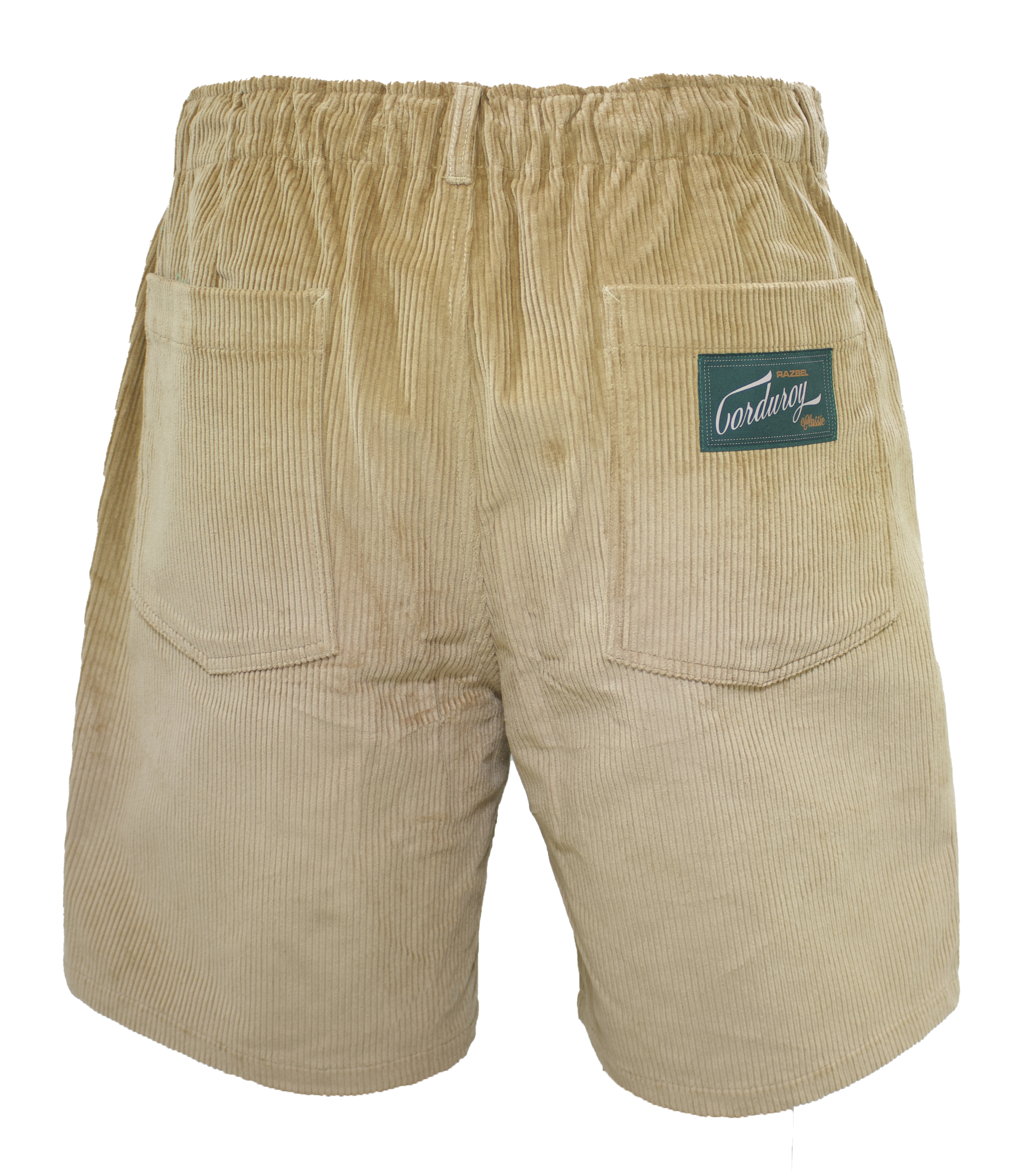 Classic Corduroy Beige Shorts