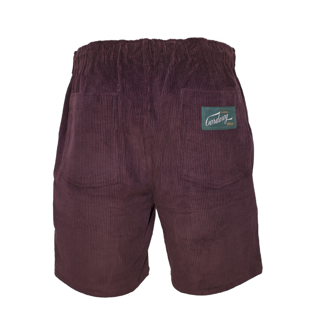 Classic Corduroy Maroon Shorts