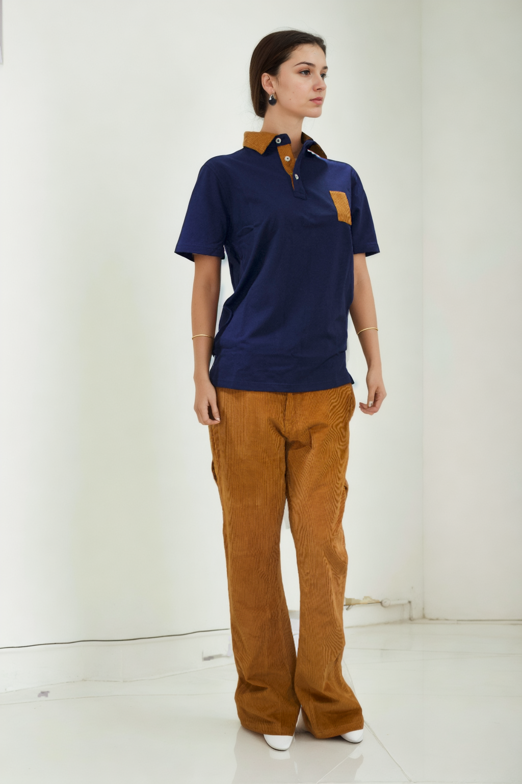 Textura Unius Marine Polo
