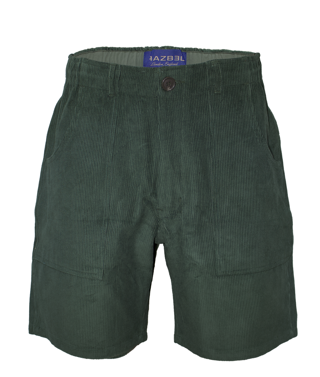 Classic Corduroy Olive Shorts