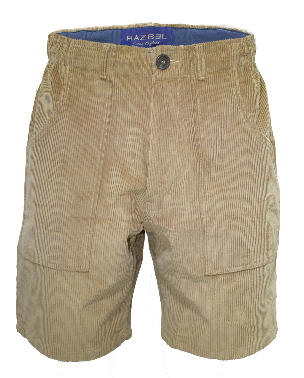 Classic Corduroy Beige Shorts