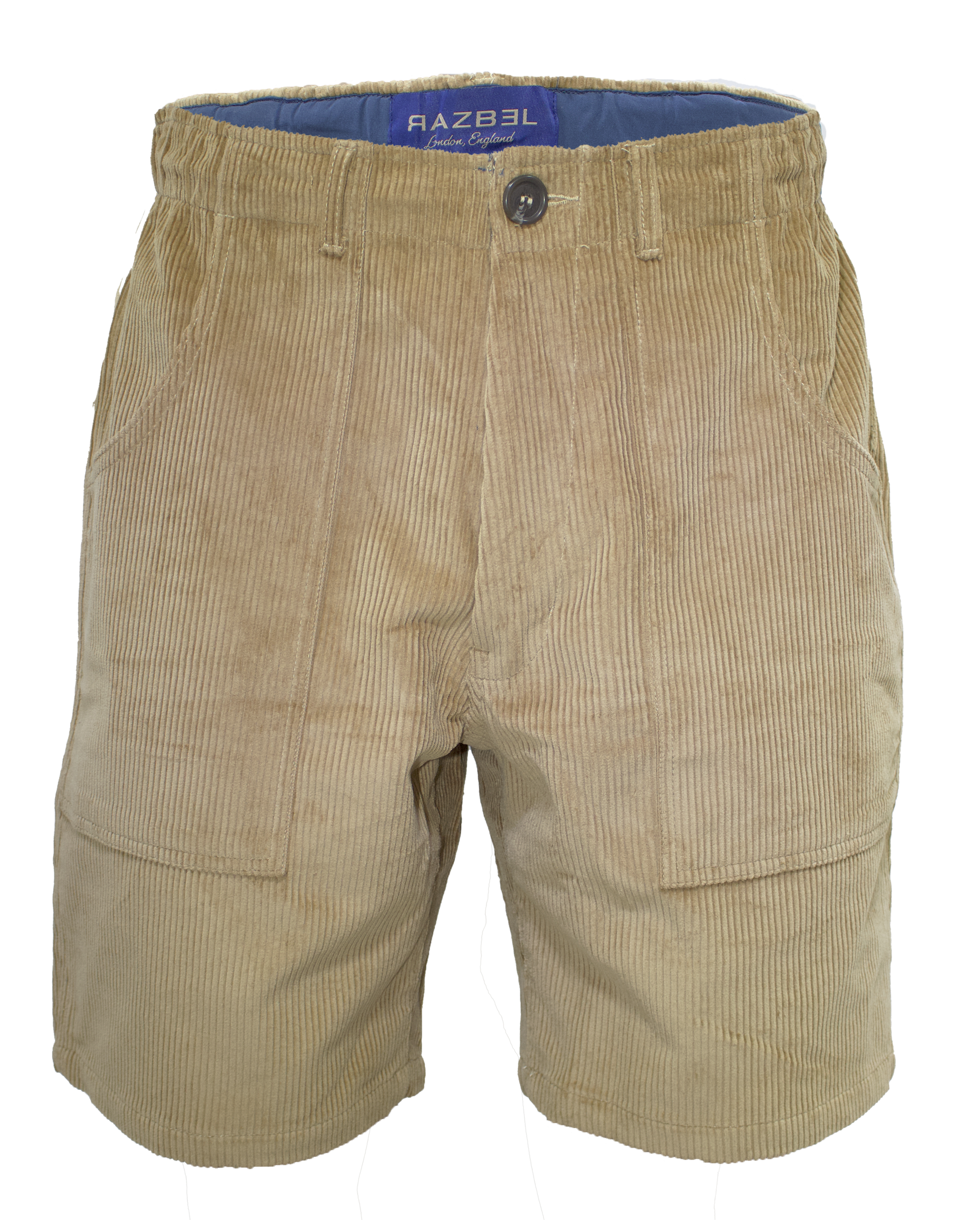 Classic Corduroy Beige Shorts