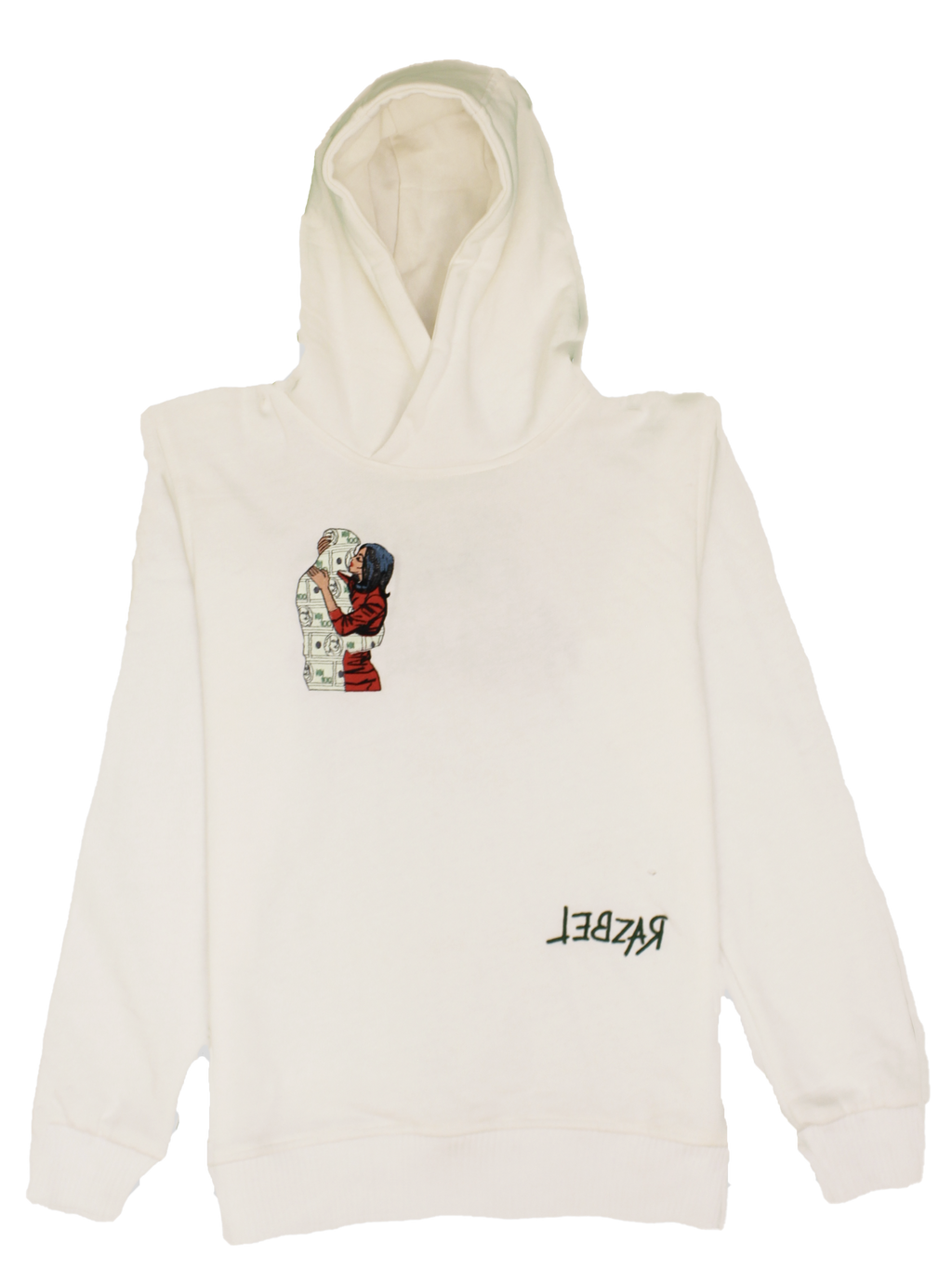 Socially-Materialistic Embroidery Hoodie