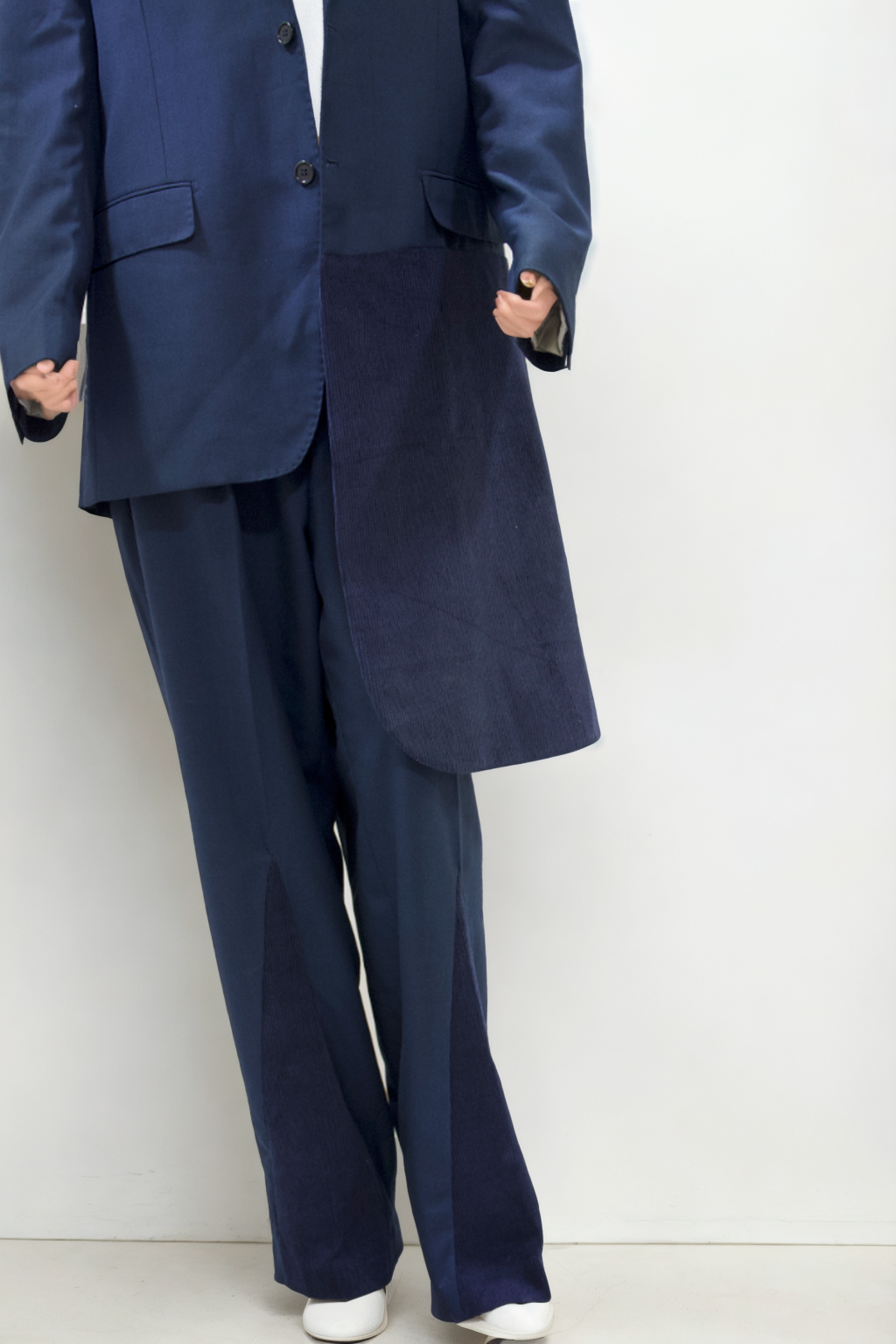 Tailored Cotton and Corduroy Coat