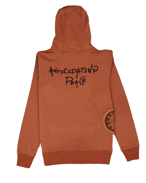 Anticipating Peace Embroidery Hoodie