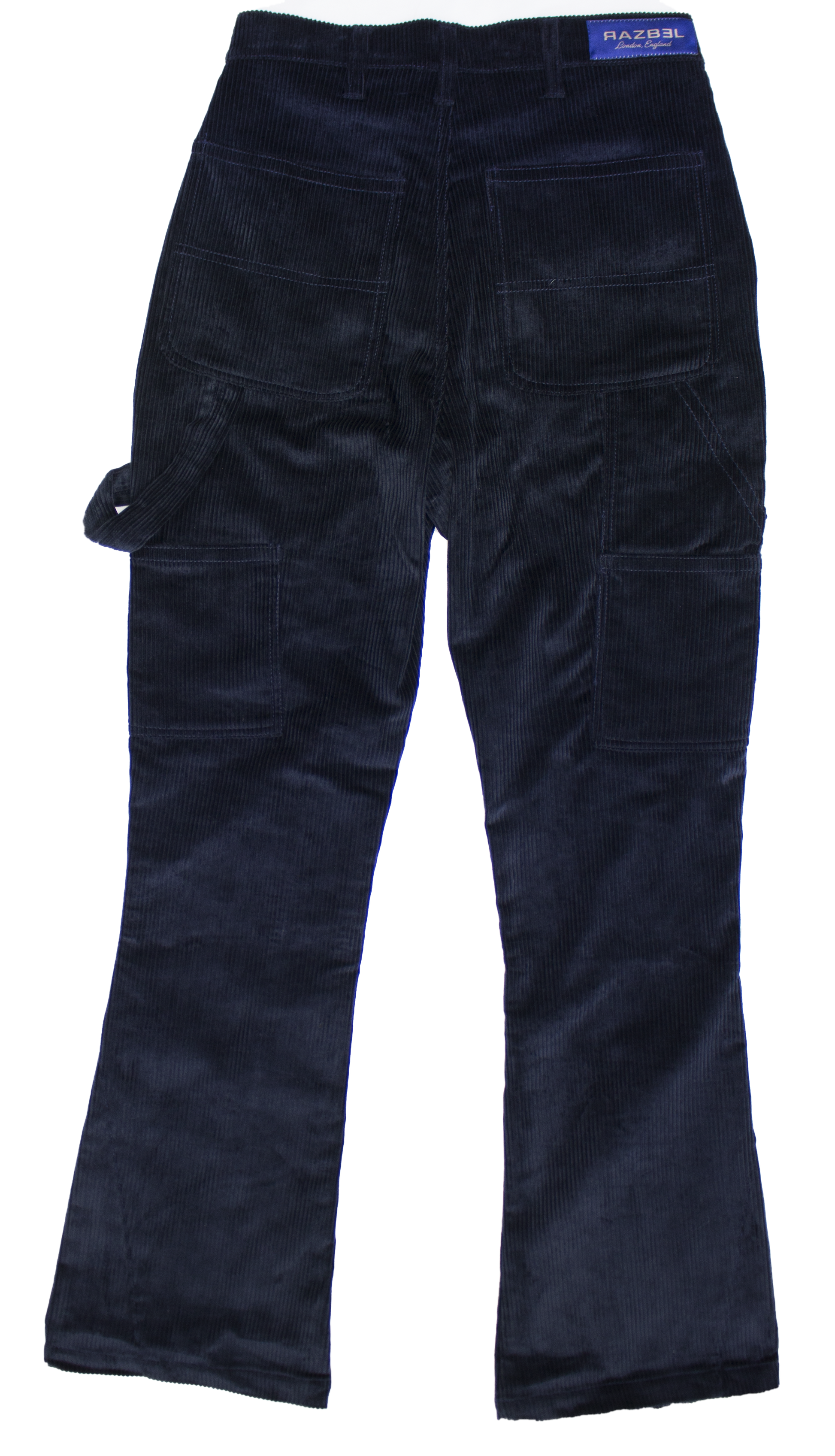 Classic Corduroy Panel Flared Trousers
