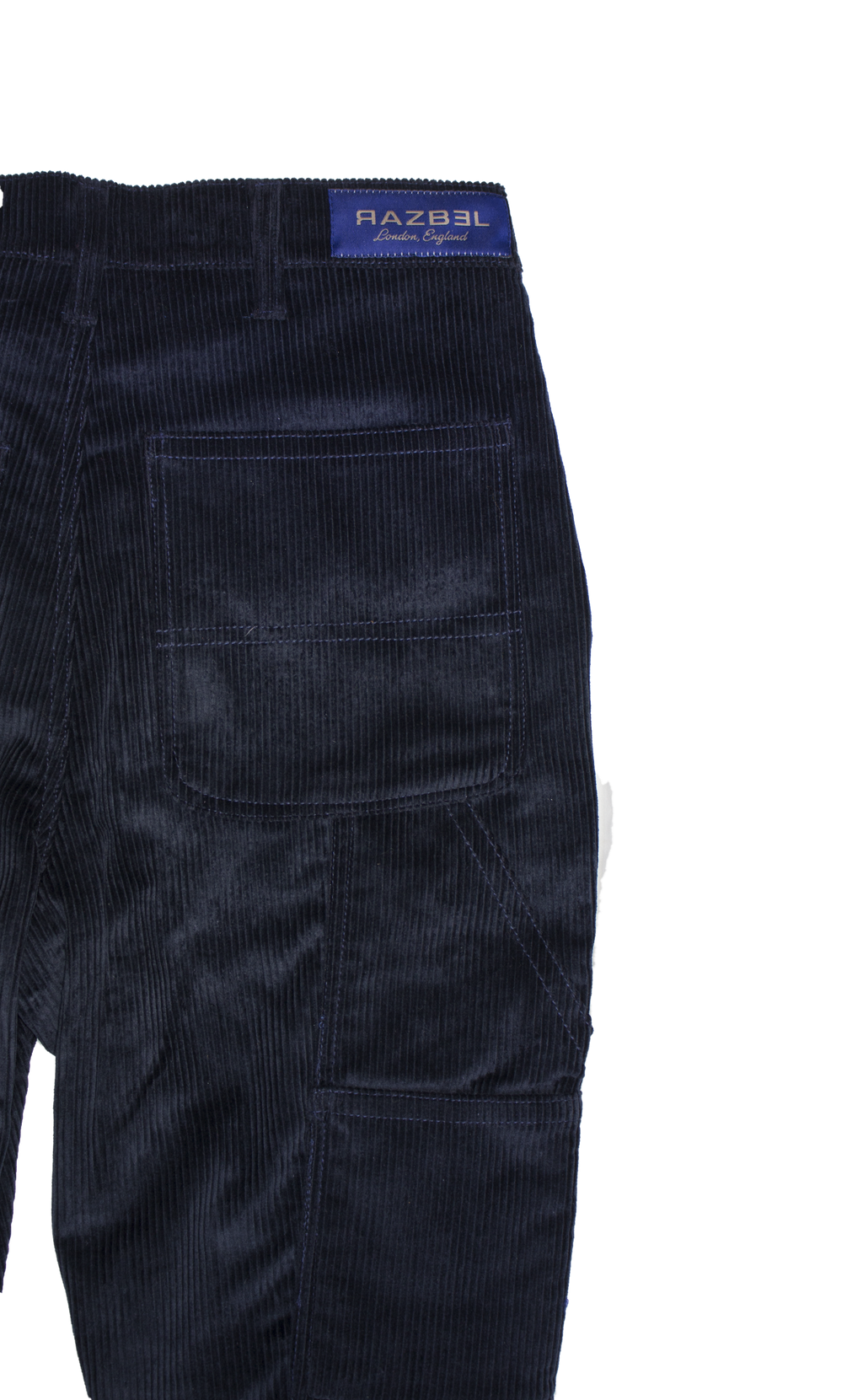 Classic Corduroy Panel Flared Trousers