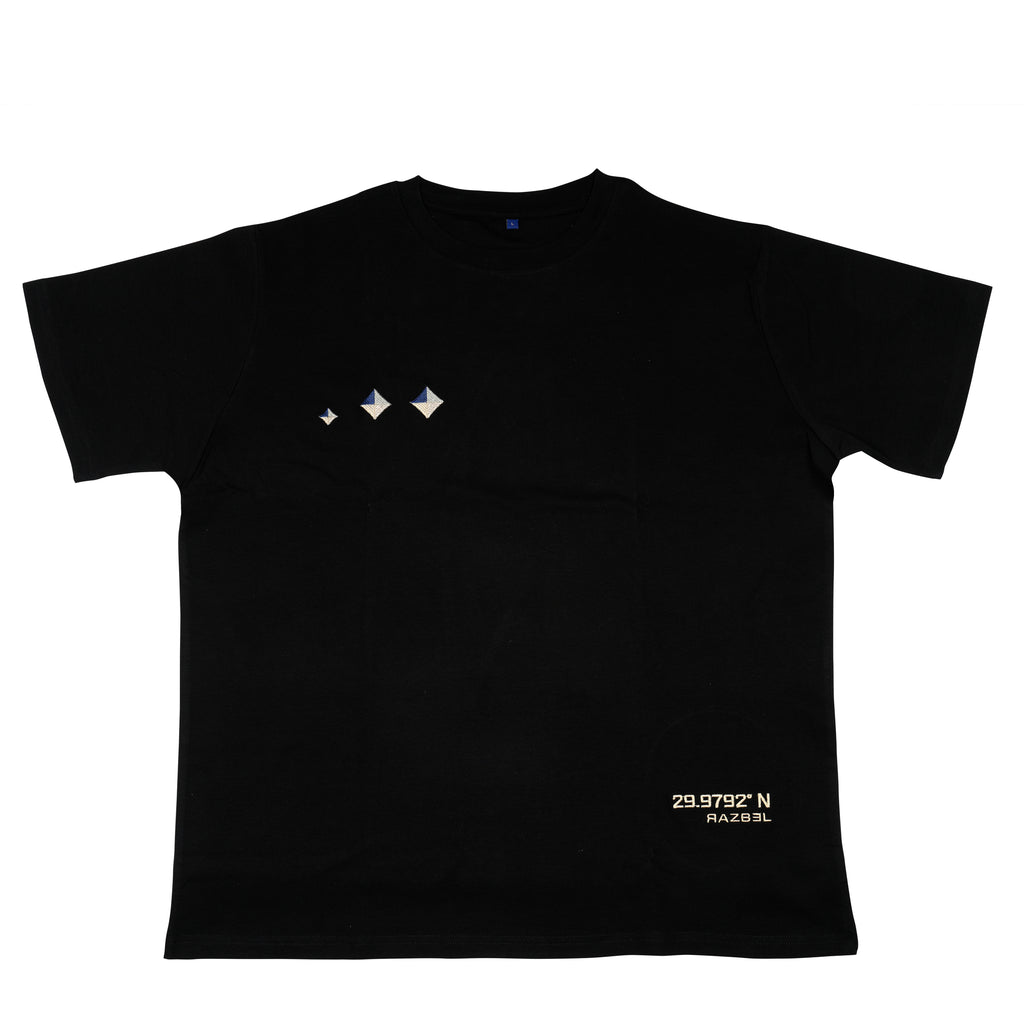 LUX GRID 29.9792° Embroidery T-Shirt